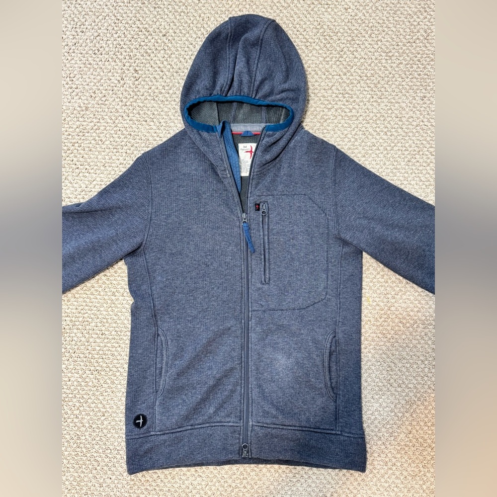 Relwen Rib-Pile Zip Hoodie